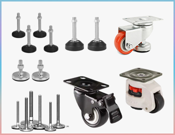 Levelling Foot & Castors